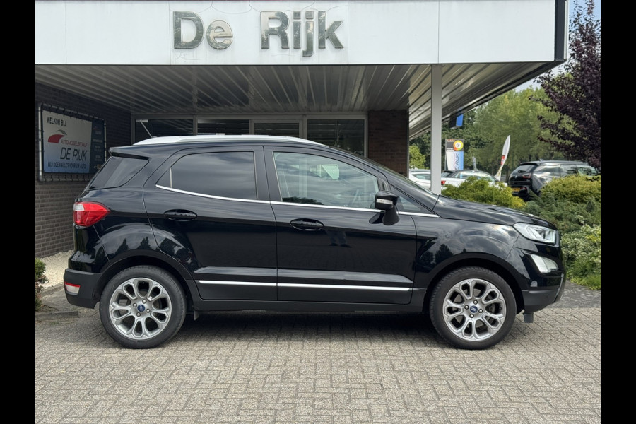 Ford EcoSport 1.0 EcoBoost Titanium | Navi, Carplay/Android, Camera, Stoel+Stuurverw., Sfeerverl., Keyless | Dealeroh. | 1e Eig. |