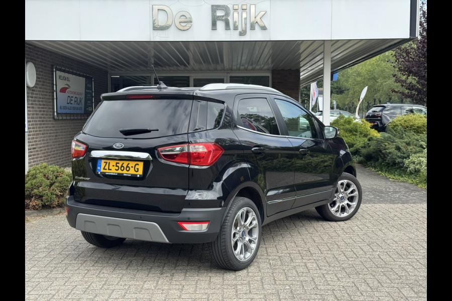 Ford EcoSport 1.0 EcoBoost Titanium | Navi, Carplay/Android, Camera, Stoel+Stuurverw., Sfeerverl., Keyless | Dealeroh. | 1e Eig. |