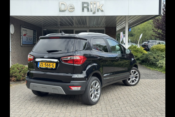 Ford EcoSport 1.0 EcoBoost Titanium | Navi, Carplay/Android, Camera, Stoel+Stuurverw., Sfeerverl., Keyless | Dealeroh. | 1e Eig. |