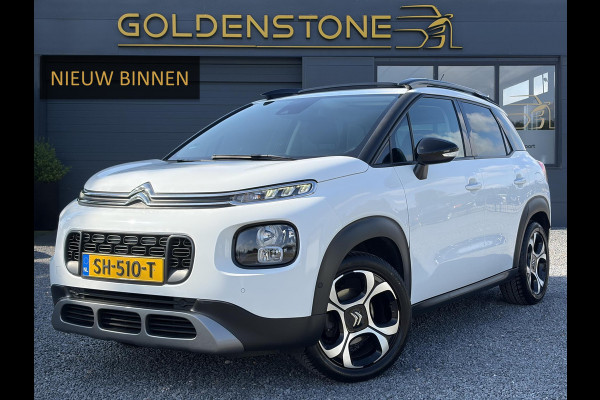 Citroën C3 Aircross 1.2 PureTech S&S Shine D-riem vv in 2024,Draadloze telefoonlader,Carplay,360°Camera,Pano,Navi,Trekhaak,Keyless,PDC V+A,110pk,Dodehoeksensor,Rijstrooksensor,N.A.P,Lm velgen,Apk tot 05-2027