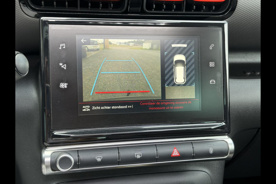 Citroën C3 Aircross 1.2 PureTech S&S Shine D-riem vv in 2024,Draadloze telefoonlader,Carplay,360°Camera,Pano,Navi,Trekhaak,Keyless,PDC V+A,110pk,Dodehoeksensor,Rijstrooksensor,N.A.P,Lm velgen,Apk tot 05-2027