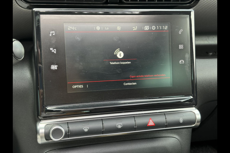 Citroën C3 Aircross 1.2 PureTech S&S Shine D-riem vv in 2024,Draadloze telefoonlader,Carplay,360°Camera,Pano,Navi,Trekhaak,Keyless,PDC V+A,110pk,Dodehoeksensor,Rijstrooksensor,N.A.P,Lm velgen,Apk tot 05-2027