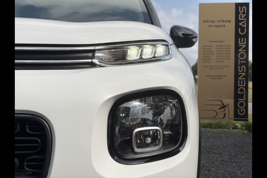 Citroën C3 Aircross 1.2 PureTech S&S Shine D-riem vv in 2024,Draadloze telefoonlader,Carplay,360°Camera,Pano,Navi,Trekhaak,Keyless,PDC V+A,110pk,Dodehoeksensor,Rijstrooksensor,N.A.P,Lm velgen,Apk tot 05-2027