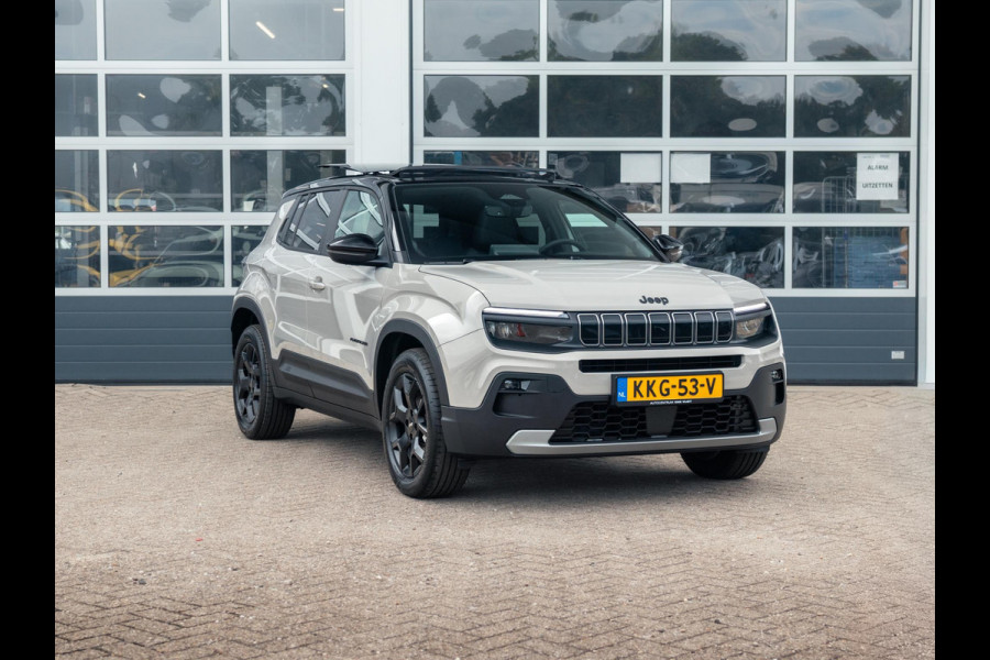 Jeep Avenger Black Edition 54 kWh | Winter Pack | Infotainment&Convenience Pack | Schuif/Kanteldak | Bicolore