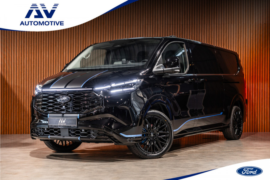 Ford E-Transit Custom 340 L2H1 Sport 71 kWh | Driving Assistant | 360 Camera | DSS LED | B&O | L+R Schuifdeur | CarPlay | Navigatie | 3-Zitter | Elek stoelen