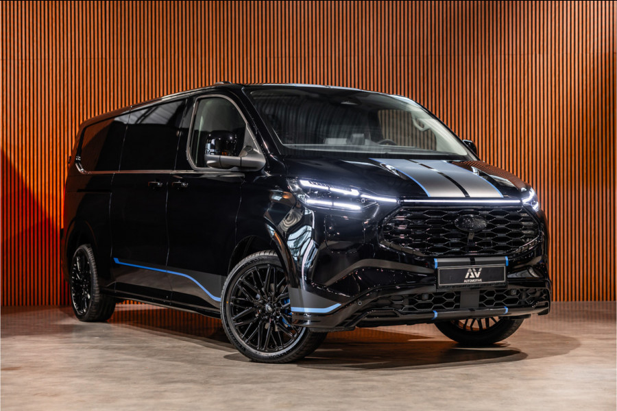 Ford E-Transit Custom 340 L2H1 Sport 71 kWh | Driving Assistant | 360 Camera | DSS LED | B&O | L+R Schuifdeur | CarPlay | Navigatie | 3-Zitter | Elek stoelen