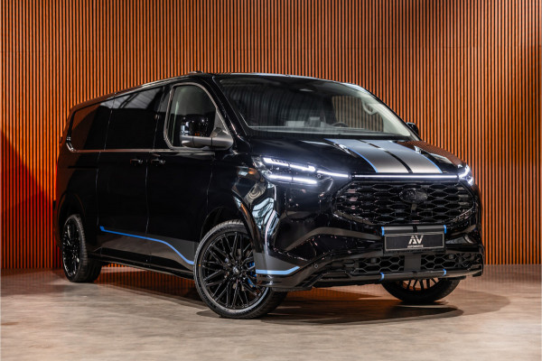 Ford E-Transit Custom 340 L2H1 Sport 71 kWh | Driving Assistant | 360 Camera | DSS LED | B&O | L+R Schuifdeur | CarPlay | Navigatie | 3-Zitter | Elek stoelen