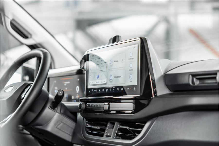 Ford E-Transit Custom 340 L2H1 Sport 71 kWh | Driving Assistant | 360 Camera | DSS LED | B&O | L+R Schuifdeur | CarPlay | Navigatie | 3-Zitter | Elek stoelen