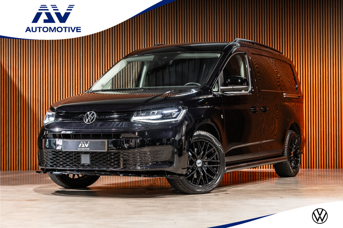 Volkswagen Caddy Cargo Maxi 2.0 TDI | ACC | Camera | Trekhaak | L+R Schuifdeur | CarPlay | Dodehoek detectie | Stoelverwarming | LED | Trekhaak | Lederen bekleding | Sidebars | Betimmering | 18'' Sport velgen | Orig. NL Auto
