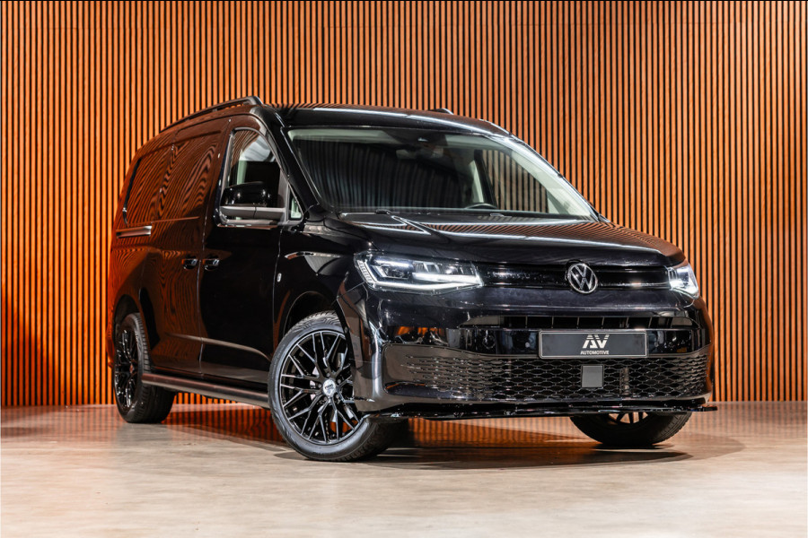 Volkswagen Caddy Cargo Maxi 2.0 TDI | ACC | Camera | Trekhaak | L+R Schuifdeur | CarPlay | Dodehoek detectie | Stoelverwarming | LED | Trekhaak | Lederen bekleding | Sidebars | Betimmering | 18'' Sport velgen | Orig. NL Auto