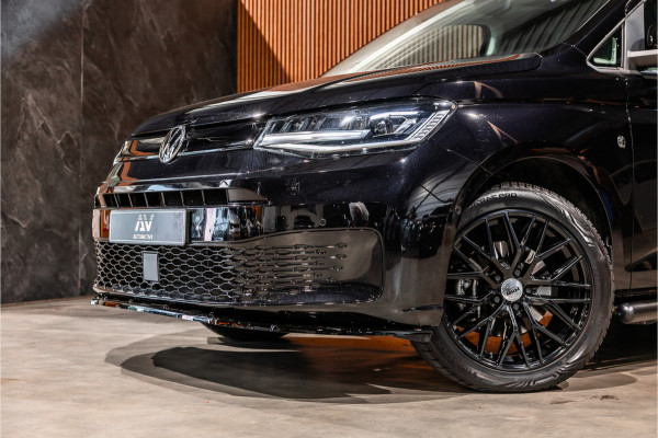 Volkswagen Caddy Cargo Maxi 2.0 TDI | ACC | Camera | Trekhaak | L+R Schuifdeur | CarPlay | Dodehoek detectie | Stoelverwarming | LED | Trekhaak | Lederen bekleding | Sidebars | Betimmering | 18'' Sport velgen | Orig. NL Auto