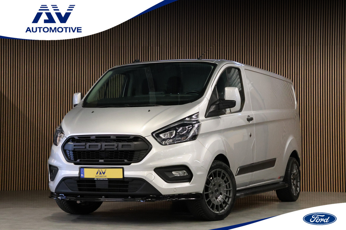 Ford Transit Custom 320 2.0 TDCI L2H1 Raptor Edition | Bi-Xenon | CarPlay | Navigatie | Camera | Stoelverwarming | Dodehoek detector | Lane Assist | DAB | 3-Zitter | Dealer onderhouden | Nieuwe APK