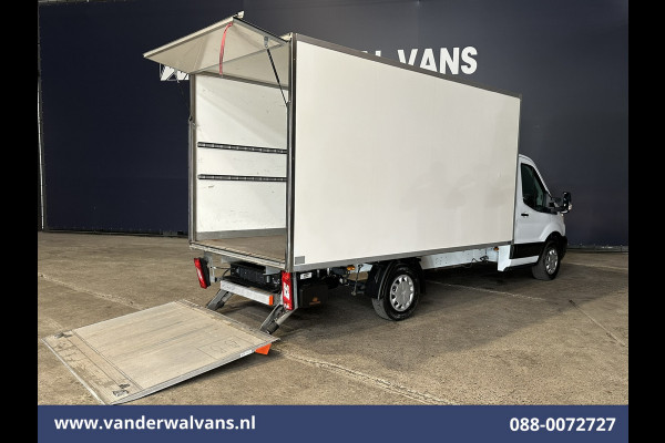 Ford Transit 2.0 TDCI 161pk Bakwagen Laadklep Euro6 Airco | Cruisecontrol | Verwarmde voorruit Bijrijdersbank, 940kg laadvermogen, zijdeur mogelijk 1750 ex btw meerprijs