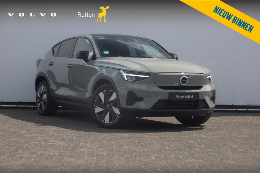 Volvo C40 252PK Automaat Single Ext. Range Plus 82 kWh / Adaptive cruise control  / Pilot assist / BLIS / Stoel en stuur verwarming / Elektrische achterklep / Parkeersensoren met camera / Google infotainment / Panoramadak
