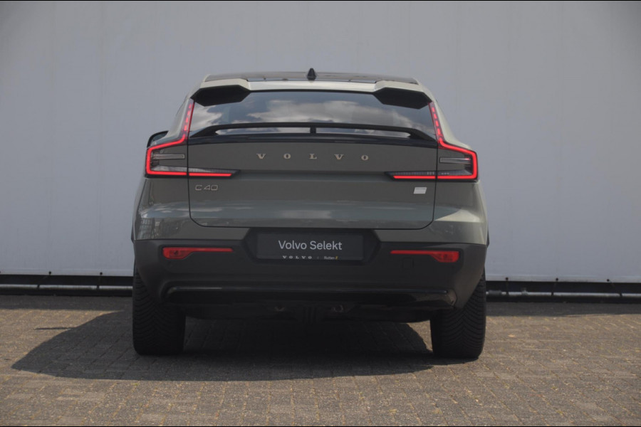 Volvo C40 252PK Automaat Single Ext. Range Plus 82 kWh / Adaptive cruise control  / Pilot assist / BLIS / Stoel en stuur verwarming / Elektrische achterklep / Parkeersensoren met camera / Google infotainment / Panoramadak