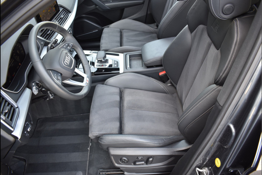 Audi Q5 55 TFSI e S-Line 367 Pk Pano Lucht Carbon Sfeer Oled Keyless Massage 21 Inch
