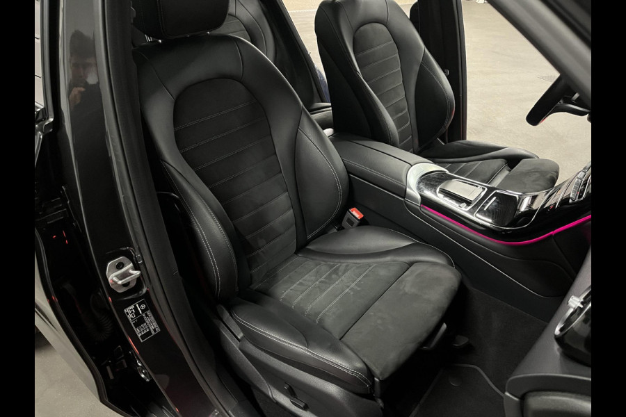 Mercedes-Benz GLC 300e 4MATIC AMG-line Trekhaak | Open dak | Burmester | Stoelverwarming | Sfeerverlichting | 360 camera | Cruise control | Carplay