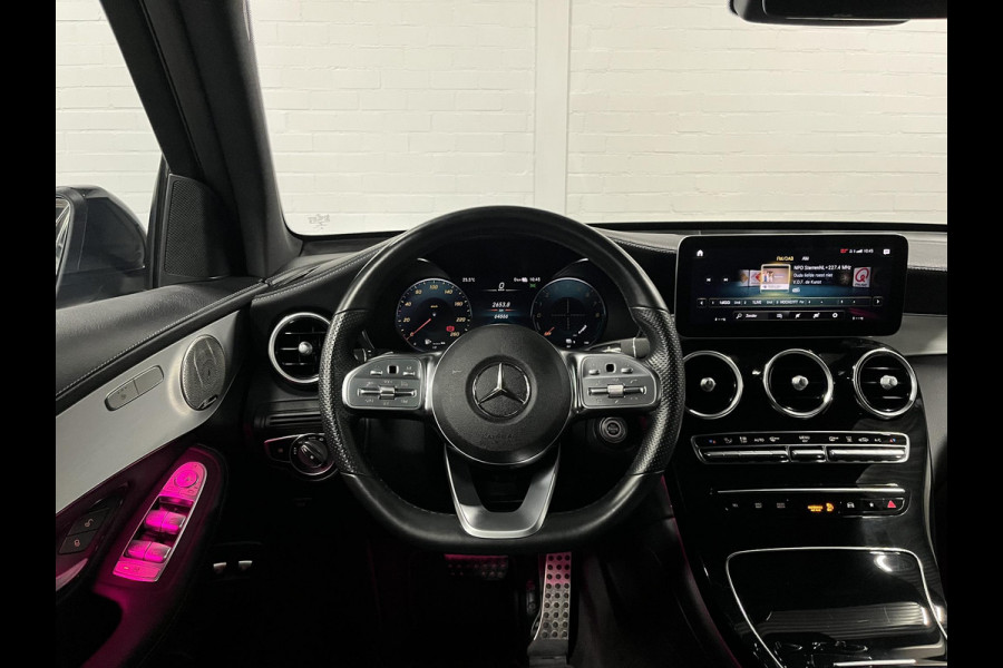 Mercedes-Benz GLC 300e 4MATIC AMG-line Trekhaak | Open dak | Burmester | Stoelverwarming | Sfeerverlichting | 360 camera | Cruise control | Carplay