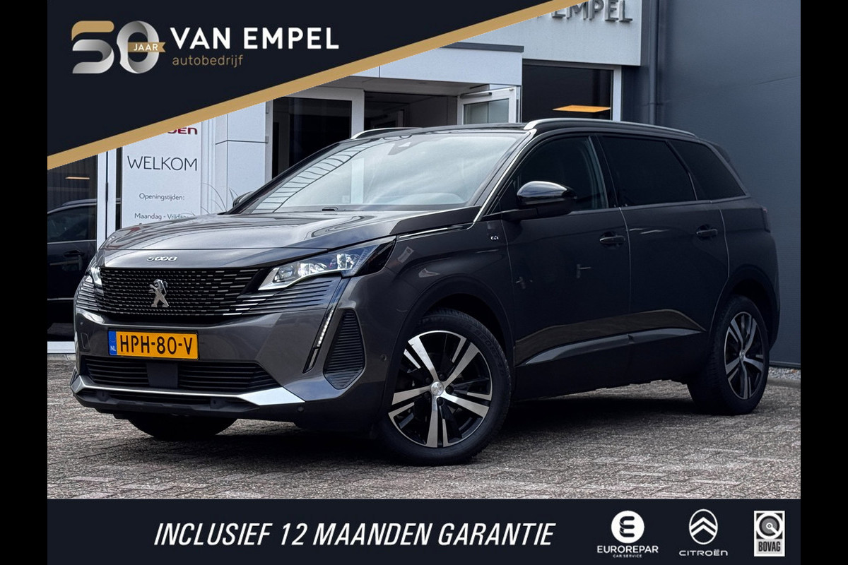 Peugeot 5008 PT180 pk GT Automaat 7P. | Trekhaak | Camera | Elek. Achterklep | Adaptive Cruise