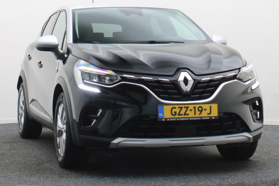 Renault Captur 1.0 TCe 90 Intens Leder/Stof, Climate, Cruise, Apple Carplay, LED, DAB, Trekhaak, 17''