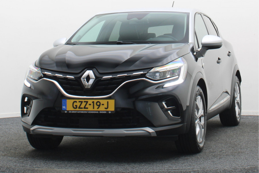 Renault Captur 1.0 TCe 90 Intens Leder/Stof, Climate, Cruise, Apple Carplay, LED, DAB, Trekhaak, 17''
