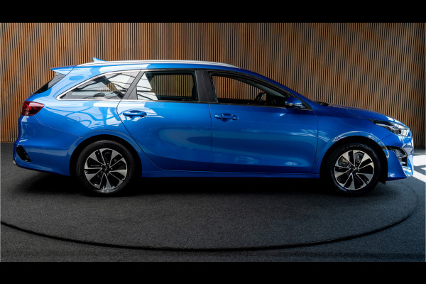 Kia Ceed Sportswagon 1.6 GDI PHEV Navi Camera ACC Leder Memory seats Climate Carplay Keyless Entry + Start PDC LED LM velgen Stoelverwarming voor & achter Plug-In BTW auto