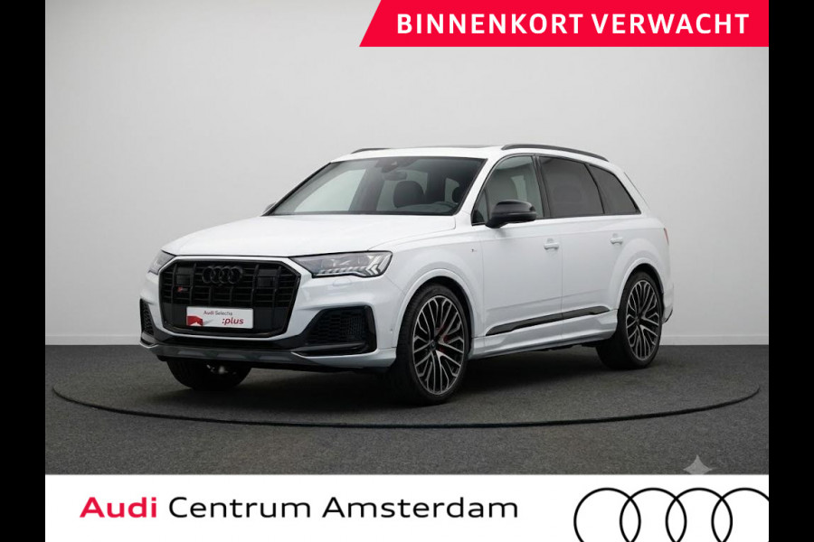 Audi Q7 60 TFSI e quattro Pro Line S Competition 490pk | Komt half augustus binnen | Panoramadak | Wegklapbare trekhaak |  Stoelventilatie/massage voorin | HD-matrix-led, laserlicht | Digitale oled-achterlichten | Bang & Olufsen Premium 3D | Leder Valcona S-logo ruitpatroon