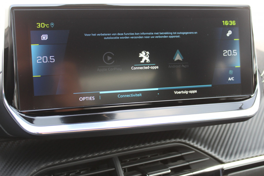 Peugeot e-208 EV GT Première 1 fase 50 kWh ELEKTRISCH ! Zeer nette en goed onderhouden wagen ! Autm.airco, dodehoek assistent, cruise control, metallic lak, LM wielen, navigatie, telefoon voorb., USB, digitaal dashb., LED verl. etc