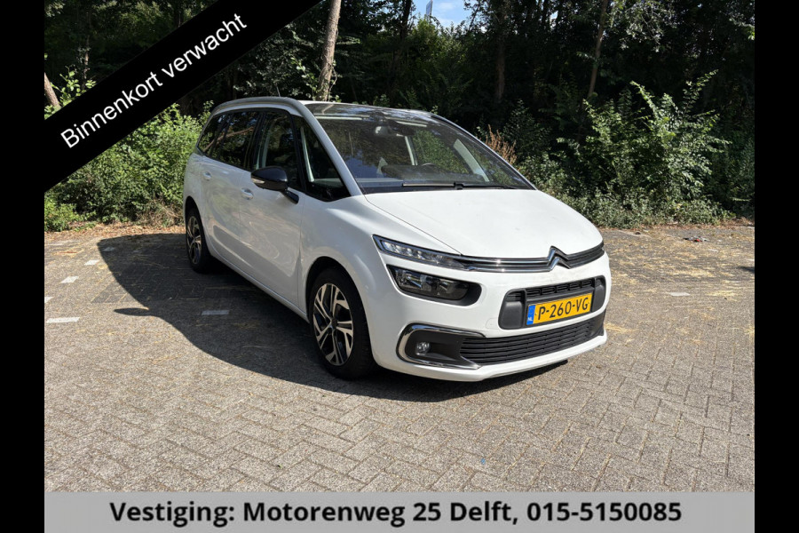 Citroën Grand C4 Spacetourer 1.2 BUSINESS 7 ZIT AUTOMAAT 130PK GAR.TOT 6/2032* . NAVIGATIE . BLUETOOTH .