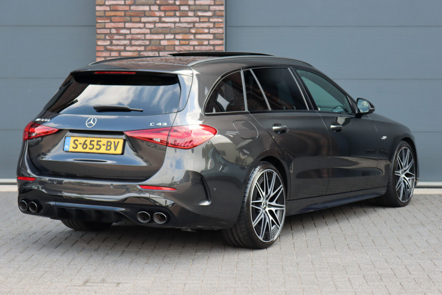 Mercedes-Benz C-Klasse Estate AMG 43 4MATIC Premium+ | Distronic+ | AMG Drivers Package | Achterasbesturing | Sterrenhemel | Schakelbare Uitlaat | Panoramadak | Burmester | Memory | HUD |