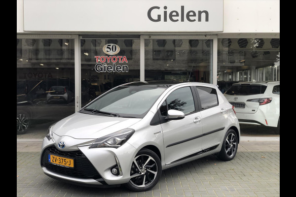Toyota Yaris 1.5 Hybrid Executive | Trekhaak, Navigatie, Panoramadak, Leer/Alcantara, Armsteun, 16inch, Keyless, Meest Luxe!