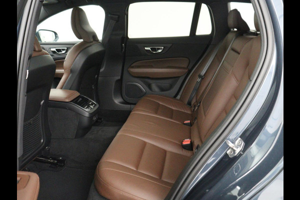 Volvo V60 2.0 B4 Inscription | Panoramadak | Trekhaak | Head-up | Harman/Kardon | Adaptive cuise | Carplay | Stuur/stoelverwarming | 360 camera | Climate control | Leder