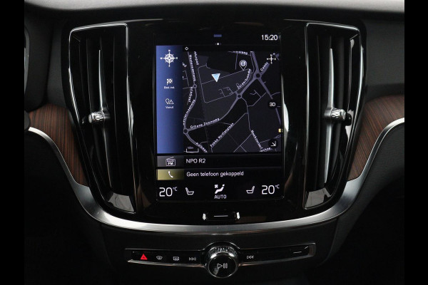 Volvo V60 2.0 B4 Inscription | Panoramadak | Trekhaak | Head-up | Harman/Kardon | Adaptive cuise | Carplay | Stuur/stoelverwarming | 360 camera | Climate control | Leder
