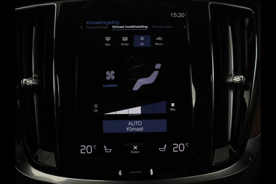 Volvo V60 2.0 B4 Inscription | Panoramadak | Trekhaak | Head-up | Harman/Kardon | Adaptive cuise | Carplay | Stuur/stoelverwarming | 360 camera | Climate control | Leder