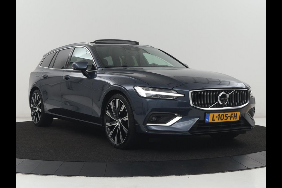 Volvo V60 2.0 B4 Inscription | Panoramadak | Trekhaak | Head-up | Harman/Kardon | Adaptive cuise | Carplay | Stuur/stoelverwarming | 360 camera | Climate control | Leder