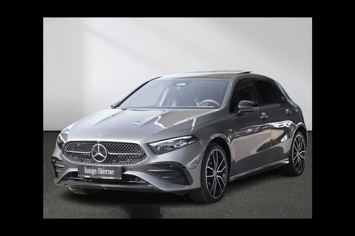 Mercedes-Benz A-Klasse 250e AMG ** NIGHT, MBUX+, PANO, MEMO, DISTR, 2-Zone CLIMA, 19-inch LMV,  ** 1e EIG - UNFALLFREI ** ** INFORMEER OOK NAAR ONZE AANTREKKELIJKE FINANCIAL-LEASE TARIEVEN **
