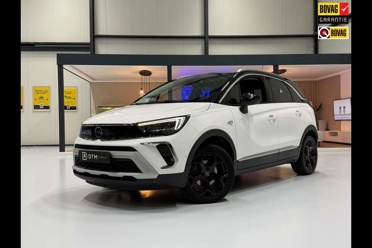 Opel Crossland X 1.2 Ultimate. Aut. 130pk Black Ed. Navi 360° Half Leder/Cantara Stuurverw.