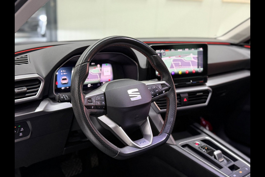 Seat Leon E-HYBRID FR 204 PK | Leder | ACC |Camera| Memory | Stoel- & Stuurverw|Climate
