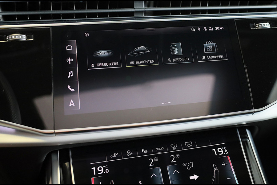Audi Q8 60 TFSI e Quattro RSQ8 Look / Luchtvering / Acc / Lane Assist / Head Up / Camera / B & O / Memory / Open Pano / Matrix