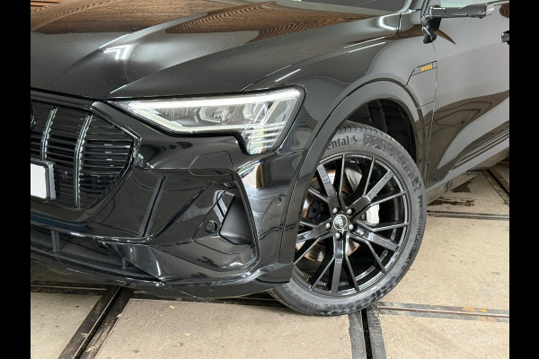 Audi e-tron E-tron 50 quattro S Black Edition 71 kWh | Panoramadak | Virtual Mirrors|360° Camera|Leder|Trekhaak | Memory | 21 Inch