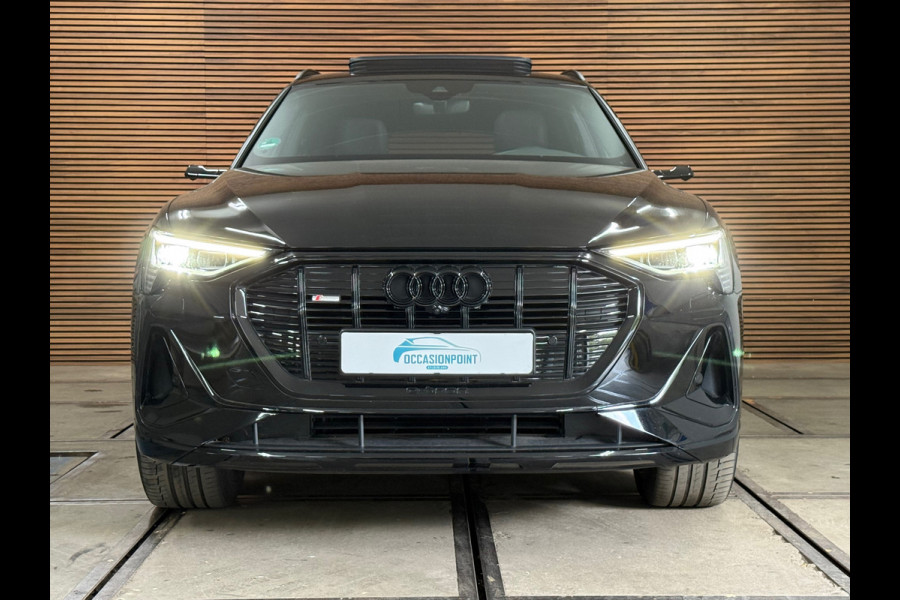 Audi e-tron E-tron 50 quattro S Black Edition 71 kWh | Panoramadak | Virtual Mirrors|360° Camera|Leder|Trekhaak | Memory | 21 Inch