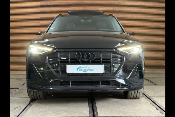 Audi e-tron E-tron 50 quattro S Black Edition 71 kWh | Panoramadak | Virtual Mirrors|360° Camera|Leder|Trekhaak | Memory | 21 Inch