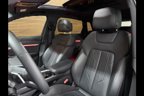 Audi e-tron E-tron 50 quattro S Black Edition 71 kWh | Panoramadak | Virtual Mirrors|360° Camera|Leder|Trekhaak | Memory | 21 Inch