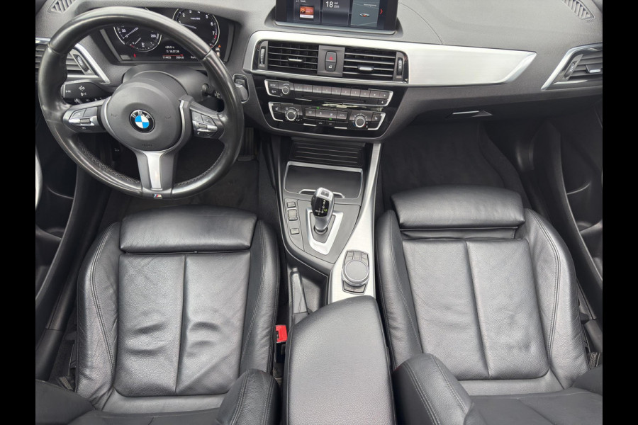 BMW 1-serie 118i Edition M Sport Shadow High Executive | Leder | Schuif/kanteldak | Led | Parksenors V+A | Stoelverw |