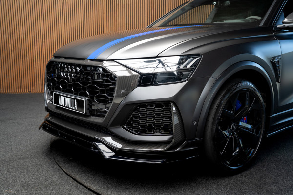 Audi RS Q8 4.0 TFSI B&O Ceramic HUD Massage Carbon Softclose Nachtzicht ACC Keyless 360 Camera Stoelventilatie Elektr. achterklep Memory seats Elektr. trekhaak Navi Niveauregeling PDC Stoelverwarming LM velgen