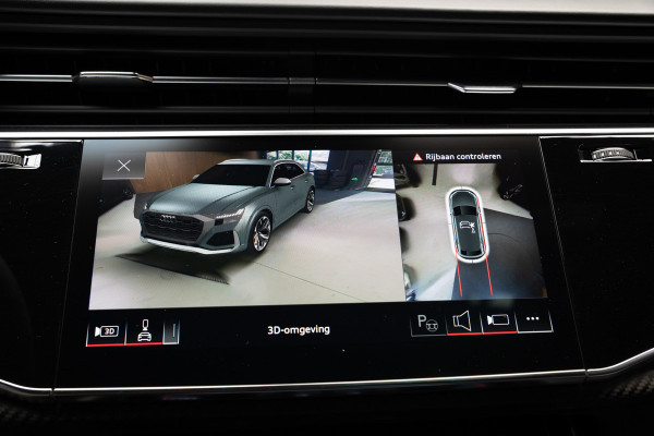 Audi RS Q8 4.0 TFSI B&O Ceramic HUD Massage Carbon Softclose Nachtzicht ACC Keyless 360 Camera Stoelventilatie Elektr. achterklep Memory seats Elektr. trekhaak Navi Niveauregeling PDC Stoelverwarming LM velgen
