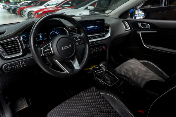 Kia Ceed Sportswagon 1.6 GDI PHEV Navi Camera ACC Leder Memory seats Climate Carplay Keyless Entry + Start PDC LED LM velgen Stoelverwarming voor & achter Plug-In BTW auto