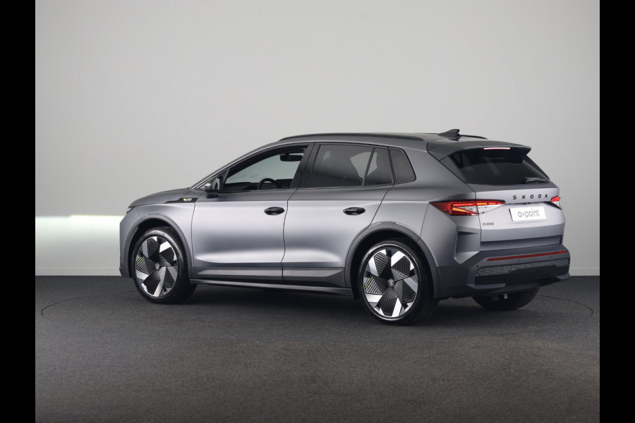 Škoda Elroq 85x RS 340pk 4x4 | Matt Grey | 340 PK | Warmtepomp | Adaptief onderstel | 21" lichtmetaal |