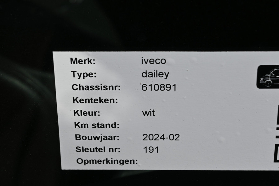 Iveco Daily 35S18 L4H3 Maxi 3.0 180 pk Hi-Matic LED, ACC, Geveerde stoel, Camera, Navigatie
