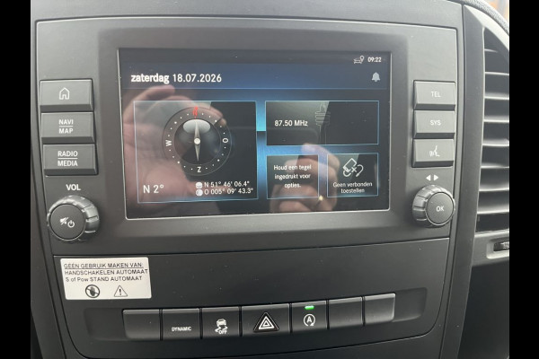 Mercedes-Benz Vito 114 CDI E6 XL Extra Lang 3p Lease €338 p/m, Airco, Carplay, Camera, Volledig onderhoudshistorie aanwezig